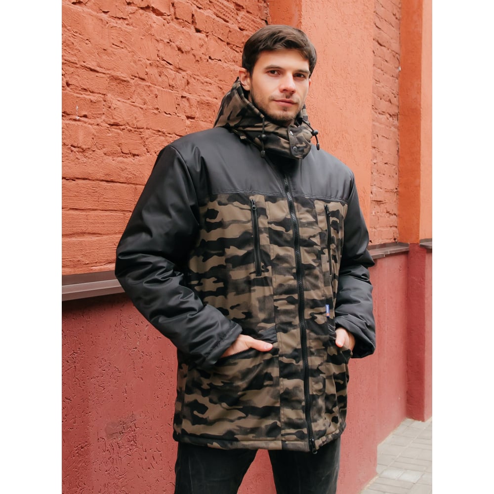 Изображение товара Утепленная мужская куртка Альбатрос КМФ для холодных условий 60-62 размер