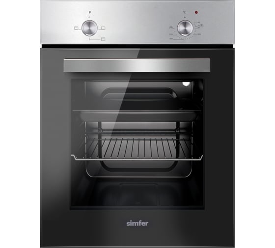 Изображение товара Электрический духовой шкаф SImfer 3 режима работы, нержавеющая сталь B4EM04070