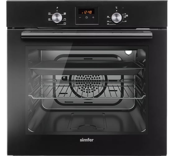 Изображение товара Электрический духовой шкаф SImfer 58 л, 5 режимов работы, конвекция B6EB56001