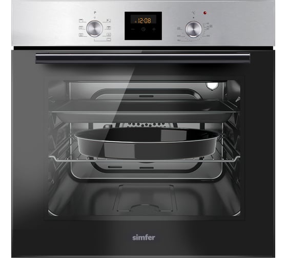 Изображение товара Электрический духовой шкаф SImfer 7 режимов работы, конвекция, гриль B6EM56070