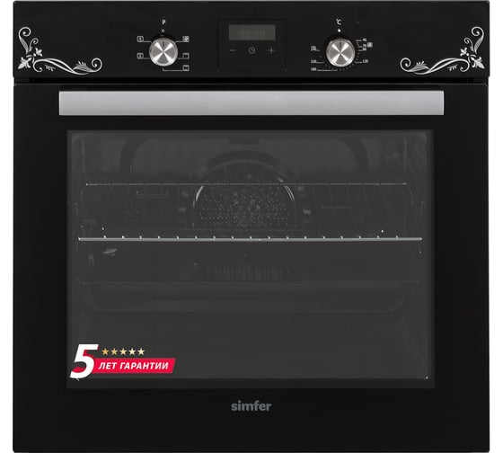 Изображение товара Электрический духовой шкаф SImfer 5 режимов работы, конвекции B6EB56022