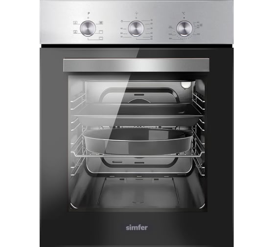 Изображение товара Электрический духовой шкаф SImfer 5 режимов работы, конвекция B4EM16016