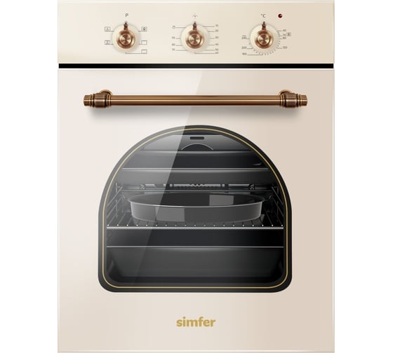 Изображение товара Электрический духовой шкаф SImfer 5 режимов работы, конвекция B4EO16017