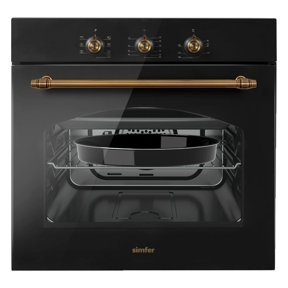 Изображение товара Электрический духовой шкаф SImfer B6EL18017 с 7 режимами и конвекцией