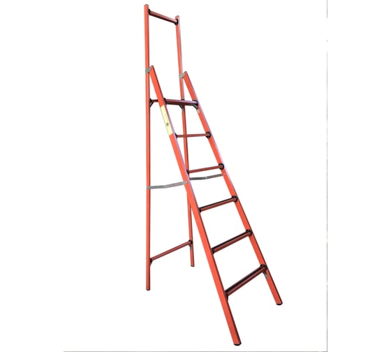 Изображение товара Стеклопластиковая диэлектрическая стремянка с вертикальной опорой Диэлектрик СВД-2,0 Д305052