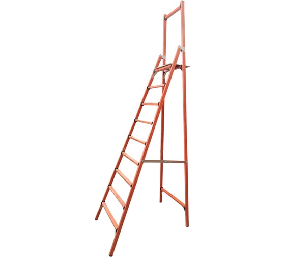 Изображение товара Стеклопластиковая диэлектрическая стремянка с вертикальной опорой Диэлектрик СВД-3,0 Д413757