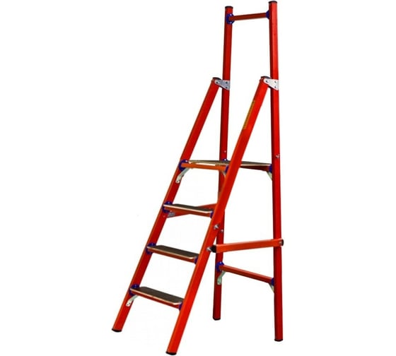 Изображение товара Стеклопластиковая диэлектрическая стремянка с вертикальной опорой Диэлектрик СВД-3,0 ЕТ Д413759