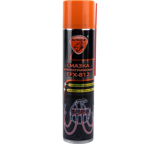 Изображение товара Диэлектрическая смазка ELTRANS для электроконтактов efx-812 аэрозоль, 400 мл EL-1812.40