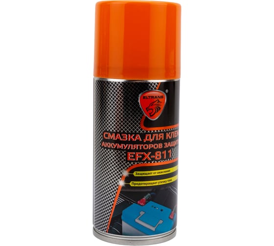 Изображение товара Защитная смазка ELTRANS для клемм аккумулятора, аэрозоль, 210 мл EL-1811.21