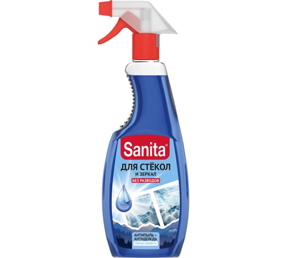 Изображение товара Спрей для стекол Sanita Горная свежесть 500 мл 14123