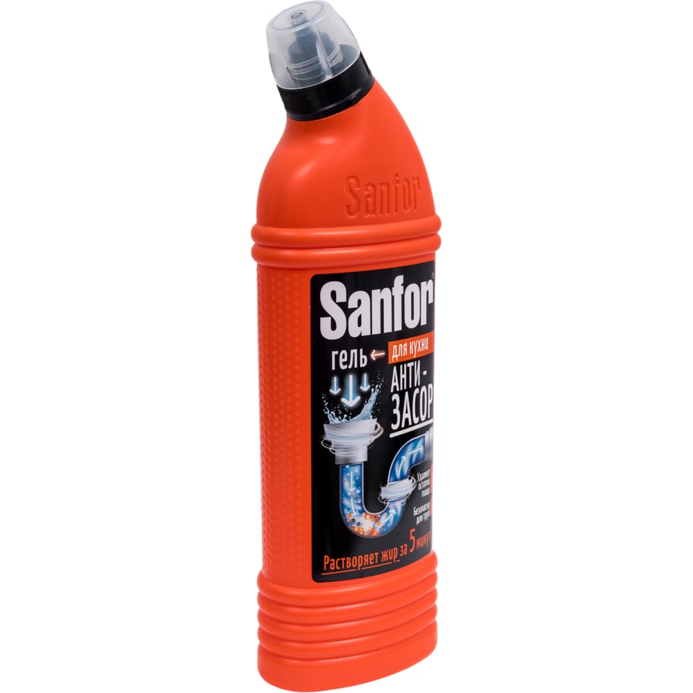 Изображение товара Средство для очистки труб SANFOR прочистка труб 750 г