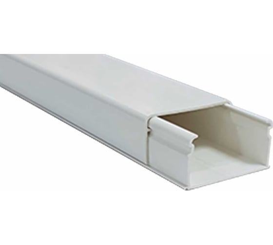 Изображение товара Кабельный канал SPL 40x20x2000мм, белый, 20 шт. 040001S