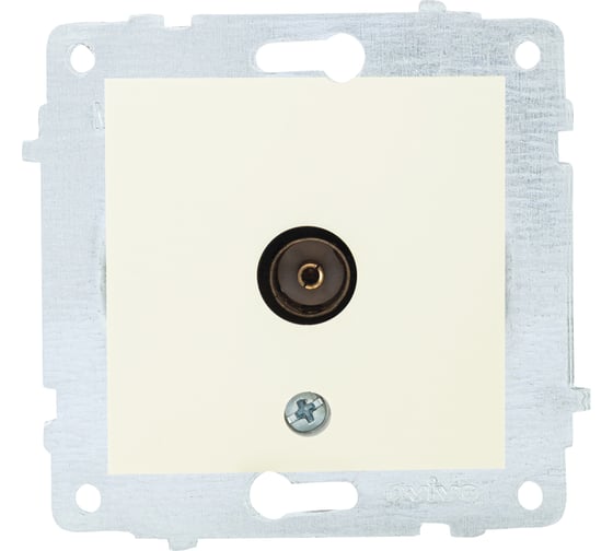 Изображение товара Механизм оконечной TV розетки OVIVO крем, 600-000302-225