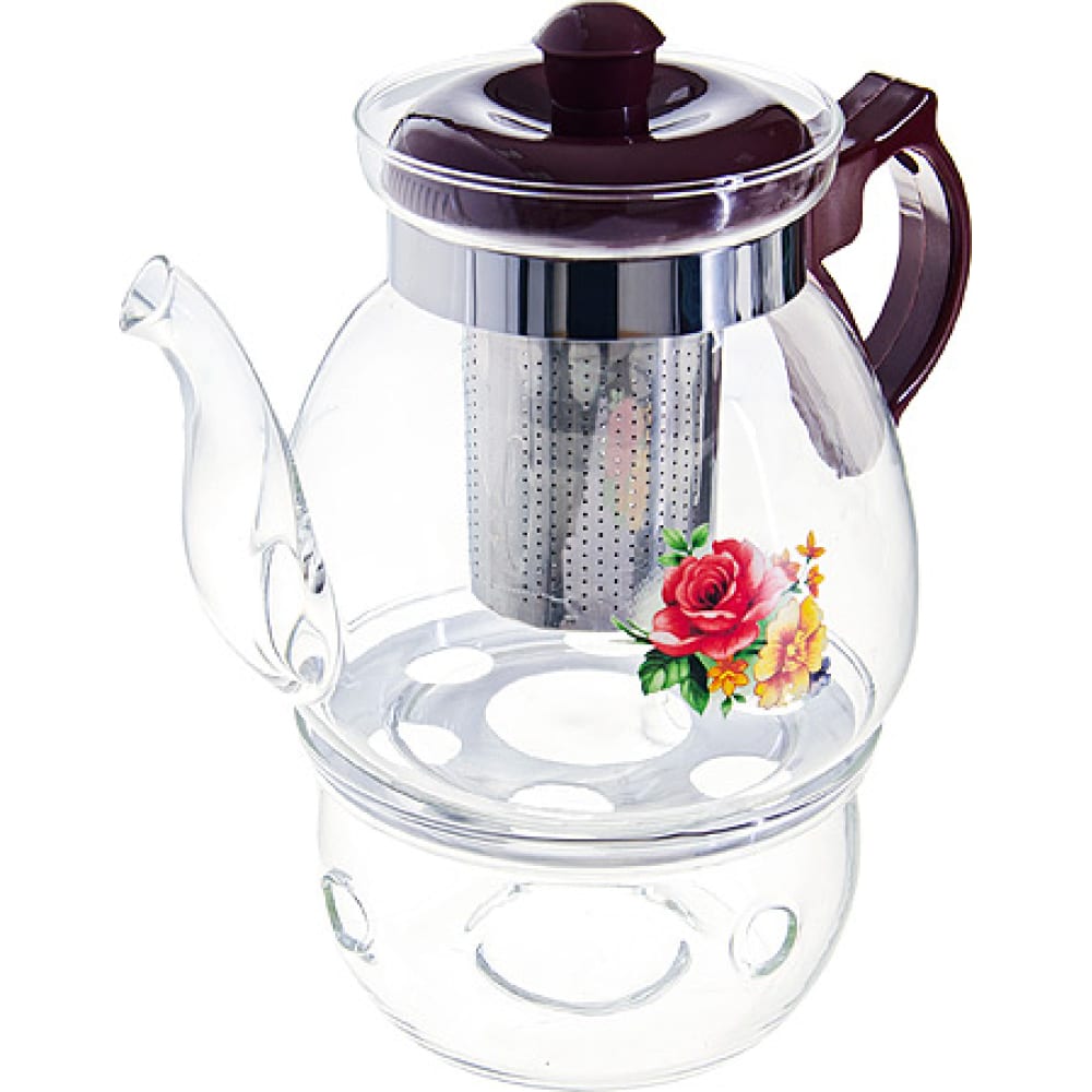 Заварочный чайник MAYER&BOCH чайник заварочный стекло пластик 0 6 л с ситечком цветы y6 2556