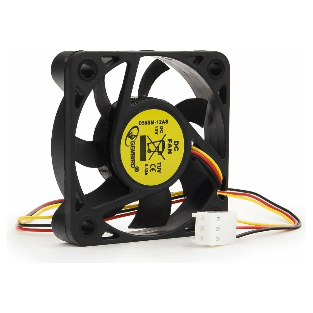 Изображение товара Вентилятор Gembird 50x50x10 мм на винтах тихий воздушный холодный