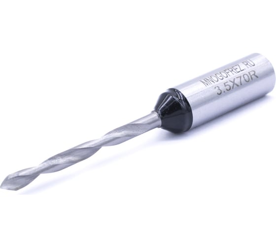 Изображение товара Сверло присадочное сквозное усиленное KJ1-V40202R (3.5х70 мм; хв-к 10 мм; правое вращение) МНОГОФРЕЗ 6564