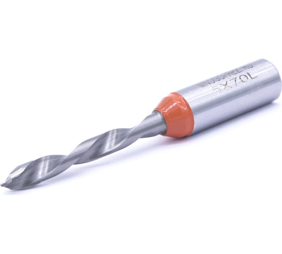 Изображение товара Сверло присадочное сквозное усиленное KJ1-V40205L (5х70 мм; хв-к 10 мм; левое вращение) МНОГОФРЕЗ 6571