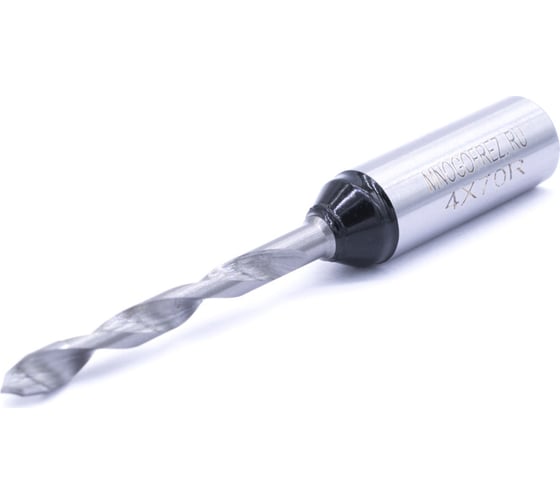 Изображение товара Сверло присадочное сквозное усиленное KJ1-V40203R (4х70 мм; хв-к 10 мм; правое вращение) МНОГОФРЕЗ 6566