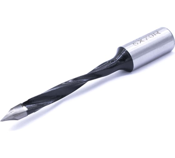 Изображение товара Сверло присадочное сквозное усиленное KJ2-V80201R (5х70 мм; хв-к 10 мм; правое вращение) МНОГОФРЕЗ 6624