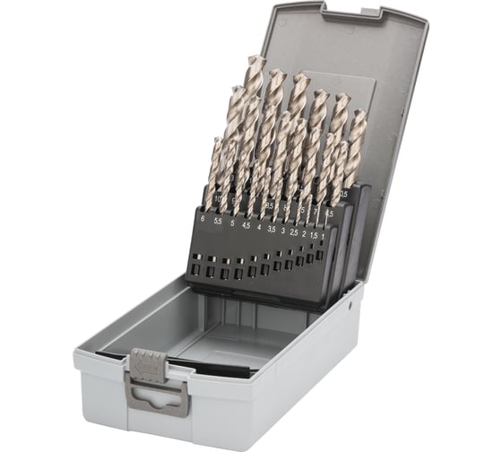 Изображение товара Набор сверл по металлу 1-13 мм, HSSE-Co8, 25 шт RUKO 281215ERO