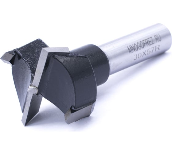 Изображение товара Сверло чашечное четырехзаходное по дереву FT120116R (30х57 мм; хв-к 10 мм; правое вращение) МНОГОФРЕЗ 6605