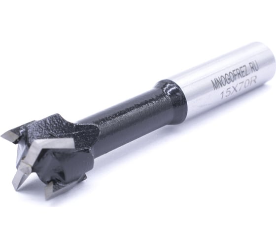 Изображение товара Сверло чашечное четырехзаходное по дереву FT120202R (15х70 мм; хв-к 10 мм; правое вращение) МНОГОФРЕЗ 6588