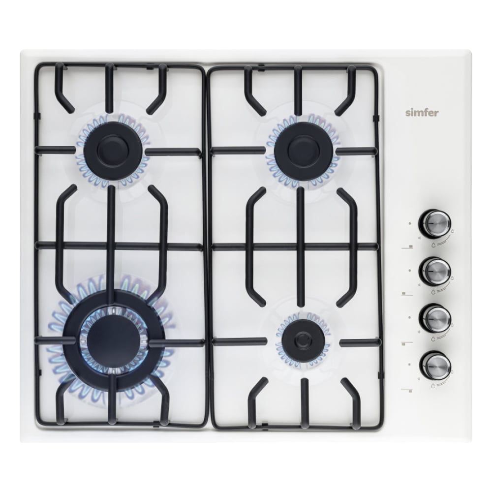 Изображение товара Газовая варочная поверхность SImfer решетки LAMA с WOK-конфоркой и газ-контролем