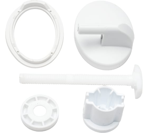 Изображение товара Комплект крепежа сиденья GRIALE кр-01 (г. Псков) длина крепления 8 см, резьба шпильки 0,8 мм, диаметр шайбы 61x43 мм КР-07