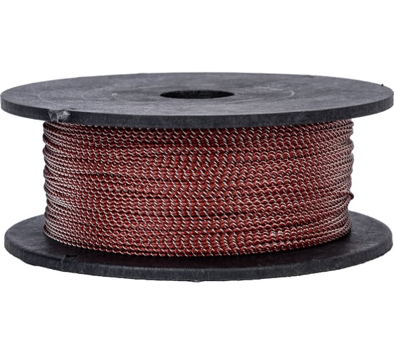 Изображение товара Пломбировочная проволока ТПК Технологии Контроля нейлон+нержавейка, 0.8/100м (красная) 24183