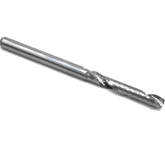 Изображение товара Фреза спиральная однозаходная по цветному металлу MF-AL3.22 (3.175х22х45 мм, хв-к 3.175 мм) МНОГОФРЕЗ 5529