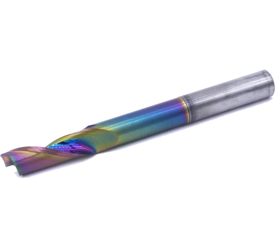 Изображение товара Фреза спиральная однозаходная по алюминию MF-AL101030 HSS (10х30х100 мм, хв-к 10 мм) МНОГОФРЕЗ 9613