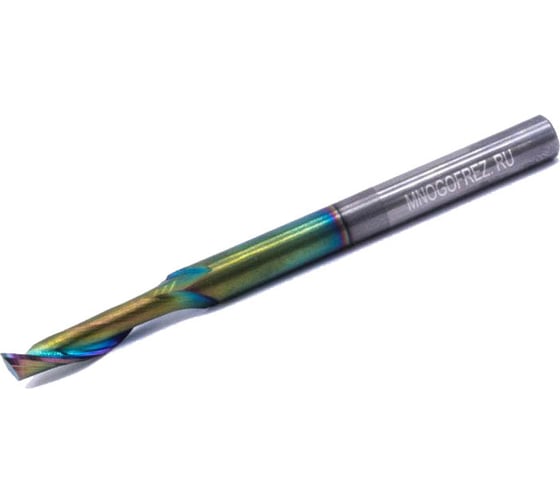 Изображение товара Фреза спиральная однозаходная по алюминию MF-AL8816 HSS (8х16х80 мм, хв-к 8 мм) МНОГОФРЕЗ 5524