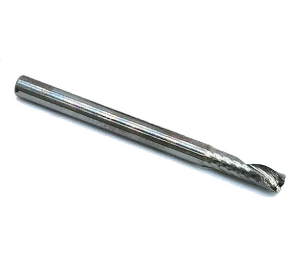 Изображение товара Фреза спиральная однозаходная по цветному металлу MF-AL3.104 (3.175х10х38 мм, хв-к 3.175 мм) МНОГОФРЕЗ 5530