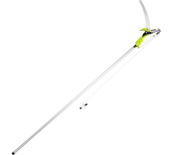 Изображение товара Высоторез-сучкорез с секатором штанговый DELI 235-410см DL580512 (4 шкива, сталь sk5, длина лезвия 290 мм, телескопическая рукоятка) 104541