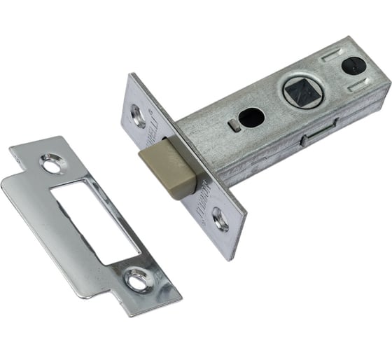 Изображение товара Межкомнатная защелка с пластиковым язычком MORELLI LP6 45 SC цвет - матовый хром 9013940