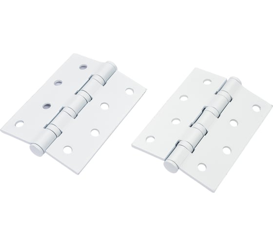 Изображение товара Универсальная петля, 100x75x3 мм, белый, 2 шт. Vantage B4-WH