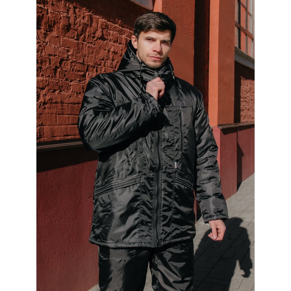 Изображение товара Мужская утепленная куртка Альбатрос Оксфорд, водоотталкивающая, размер 52-54