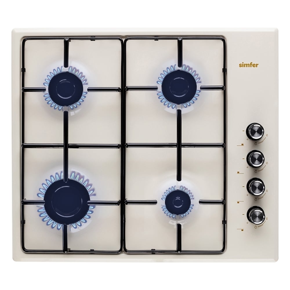 Изображение товара Газовая варочная панель Simfer Comfort H60Q40R400 с 4 конфорками и автоподжигом
