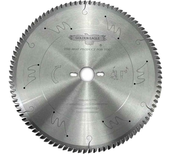 Изображение товара Диск пильный HW торцовочный 300x30x3/2.5 мм, z100, - 5 градусов, по алюминию/пластику Golden Eagle TL26091