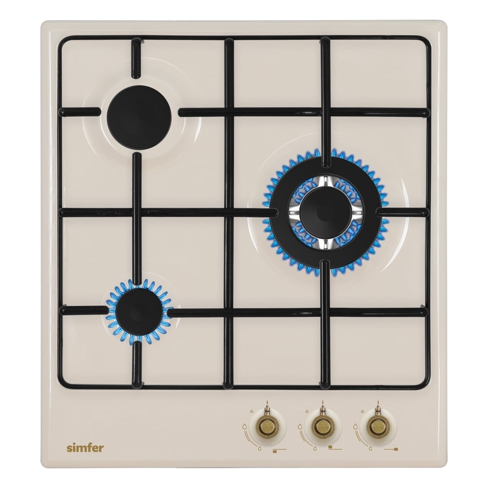 Изображение товара Газовая варочная панель SImfer WOK-конфорка H45V35O517 бежевая