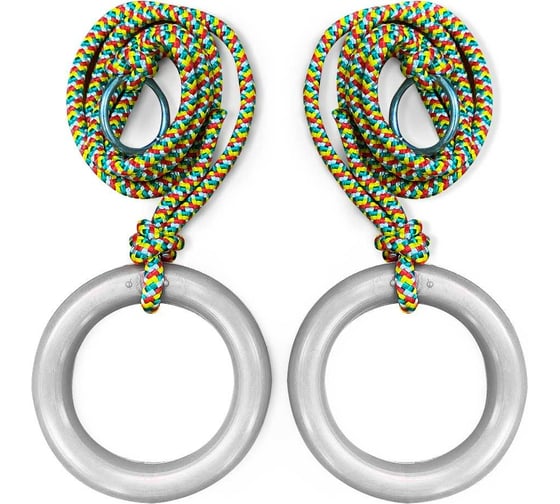 Изображение товара Гимнастические детские кольца BARFITS серые м091сер