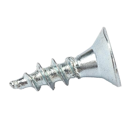 Изображение товара Универсальный саморез МЕТАЛЛСЕРВИС 3x10 белый цинк, 1000 шт. 1240090