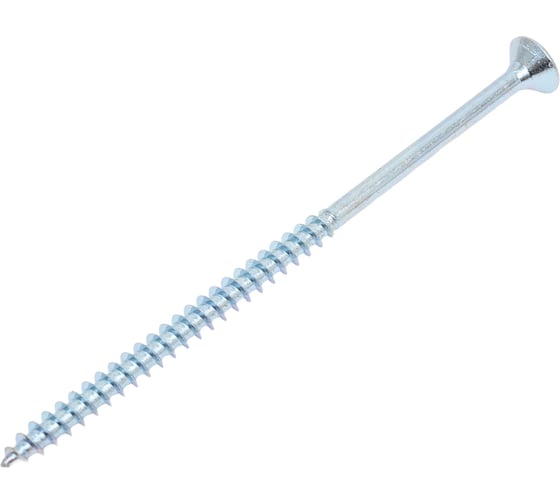 Изображение товара Универсальный саморез МЕТАЛЛСЕРВИС 6x120 белый цинк, 50 шт. 1240069