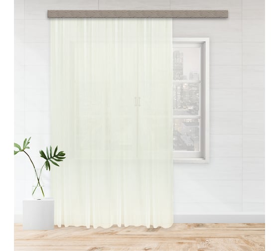 Изображение товара Штора witerra тюль глянец 500x275 см шампань 109110