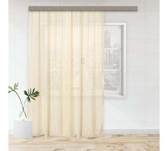 Изображение товара Штора witerra тюль вилладж 300x275 см шампань 109064