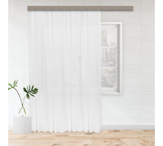 Изображение товара Штора witerra тюль глянец 300x275 см белый 108082