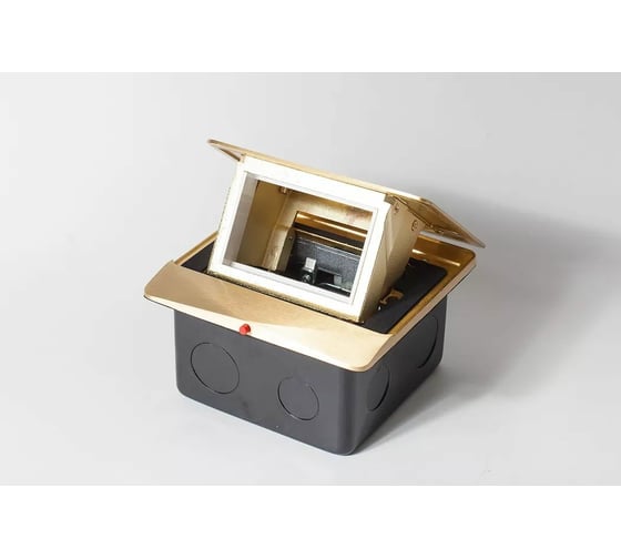 Изображение товара Люк на 1,5 поста SPL 45x45, латунь, с металлической коробкой, IP44 300001