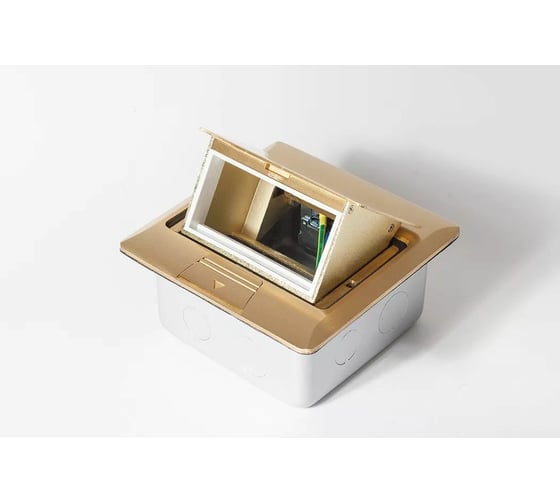 Изображение товара Люк на 2 поста SPL 45x45, латунь, с металлической коробкой, IP44 300003