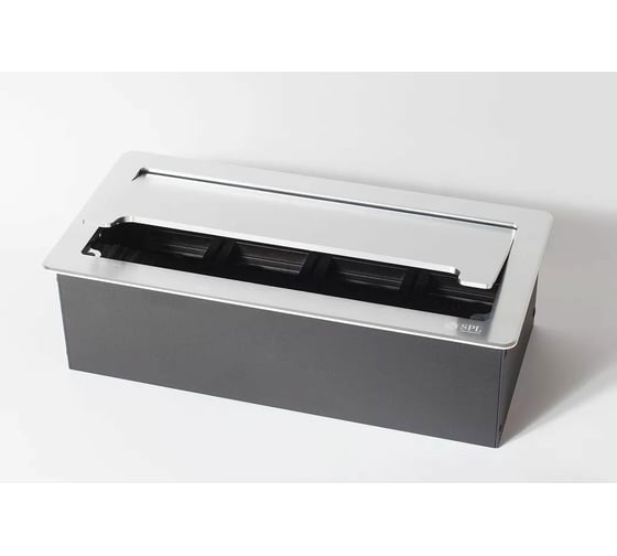 Изображение товара Настольный люк SPL на 4 поста 45x45, металл, серебро, IP20 300012