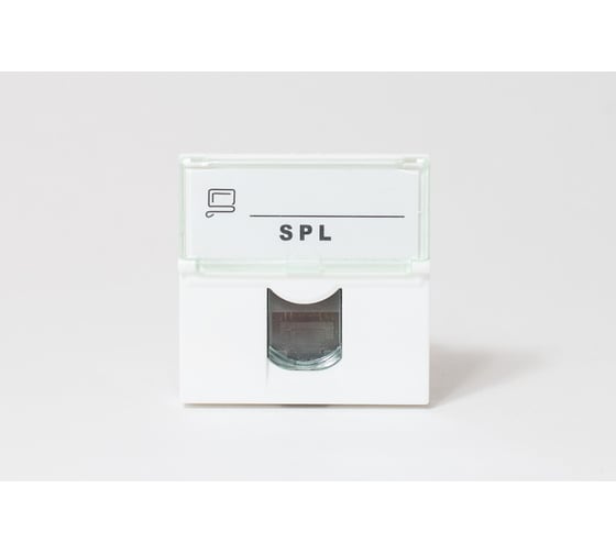 Изображение товара Информационная розетка SPL UTP 1хRJ45 45x45 cat.5е, 15 шт. 200007